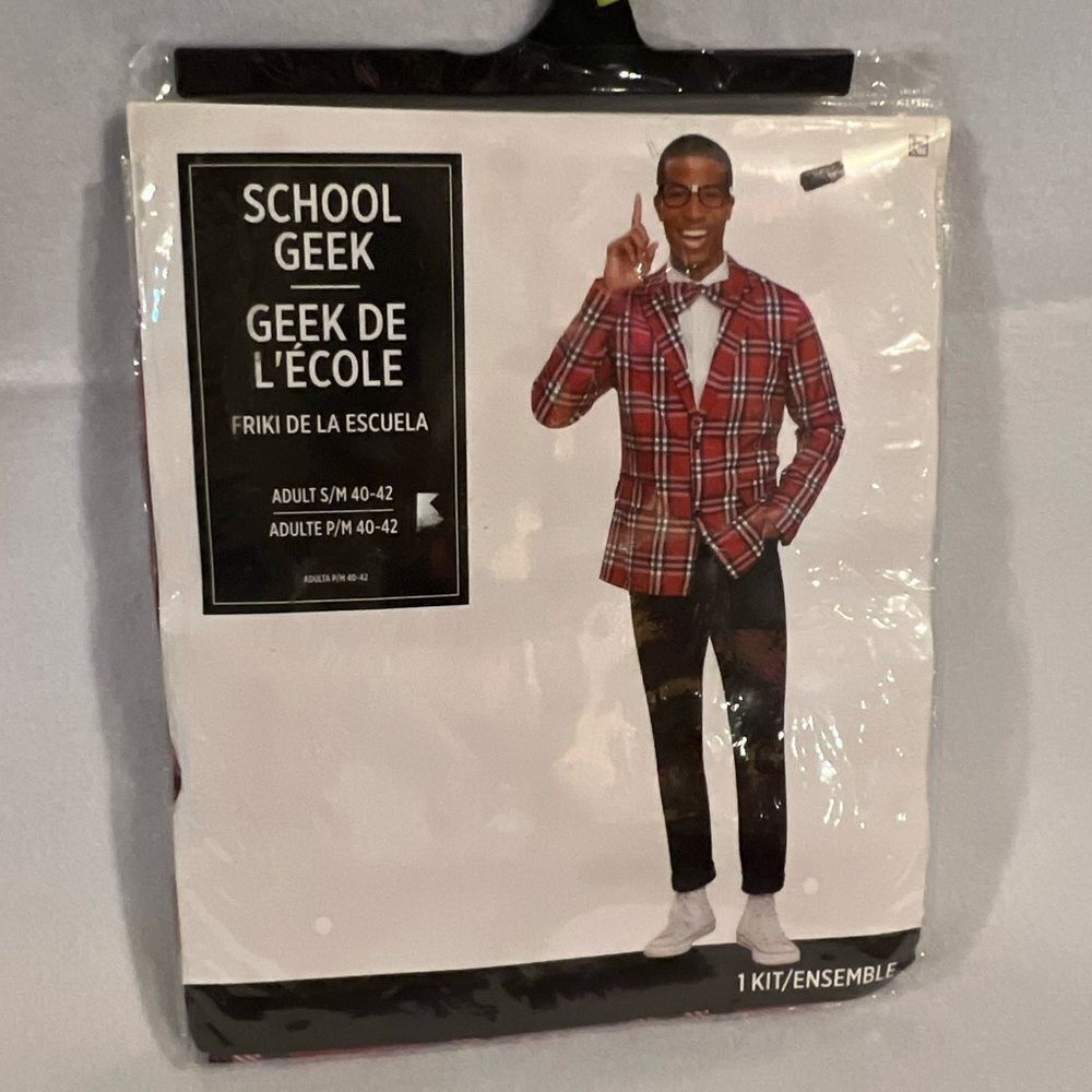 Party City Red Plaid Blazer